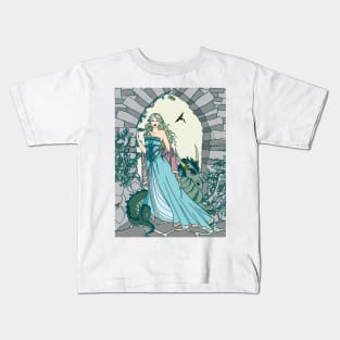 DRAGON PRINCESS Kids T-Shirt